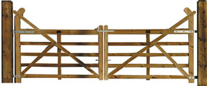Ranch Style Timber Gates